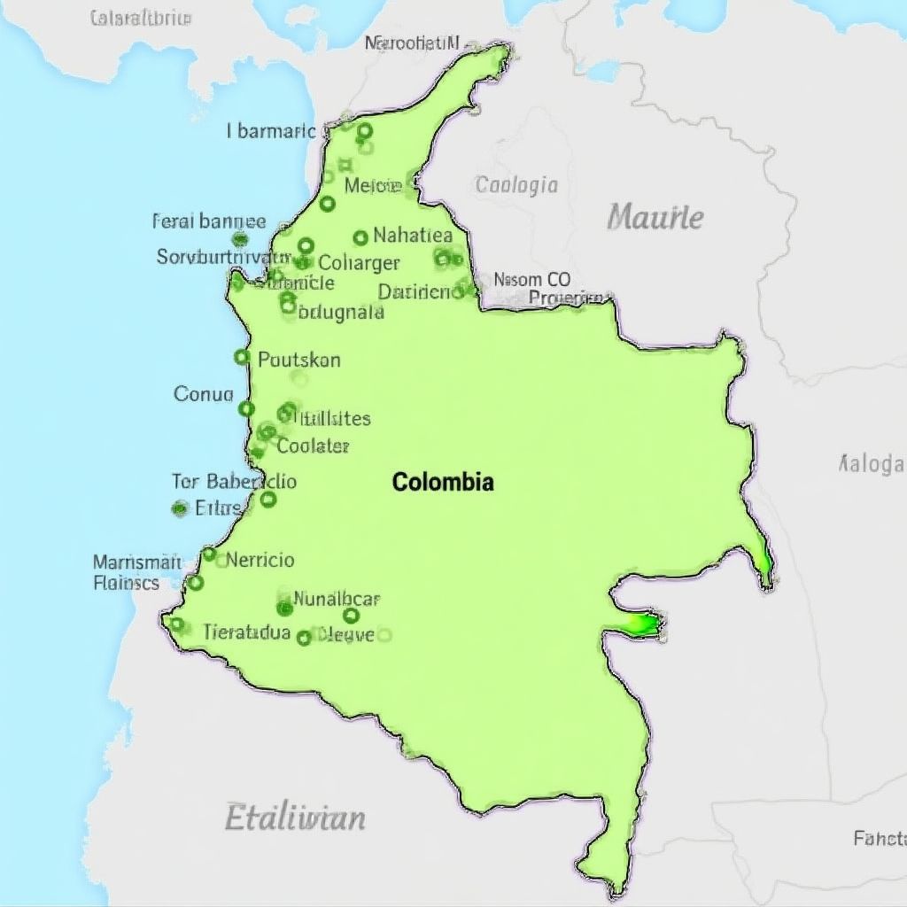 Mapa interactivo de Colombia
